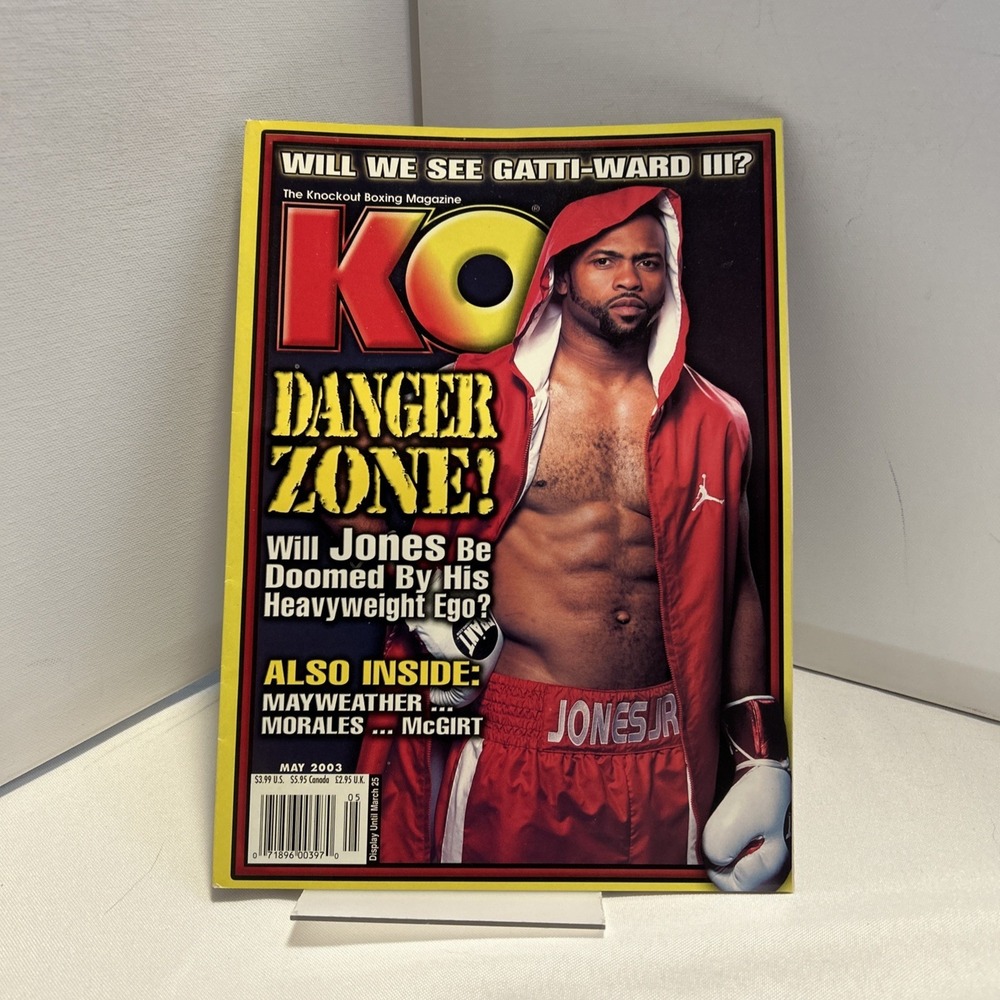 KO Magazine Lot of 5 Boxing May Sept 2003 April June Oct 2004 Roy Jones Jr